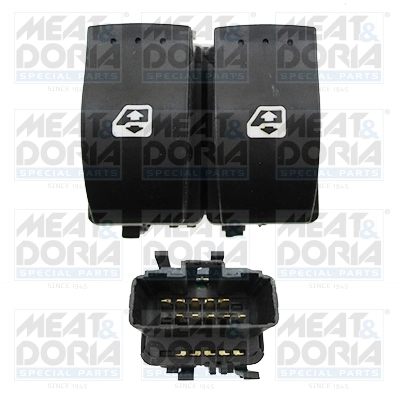 Switch, window regulator